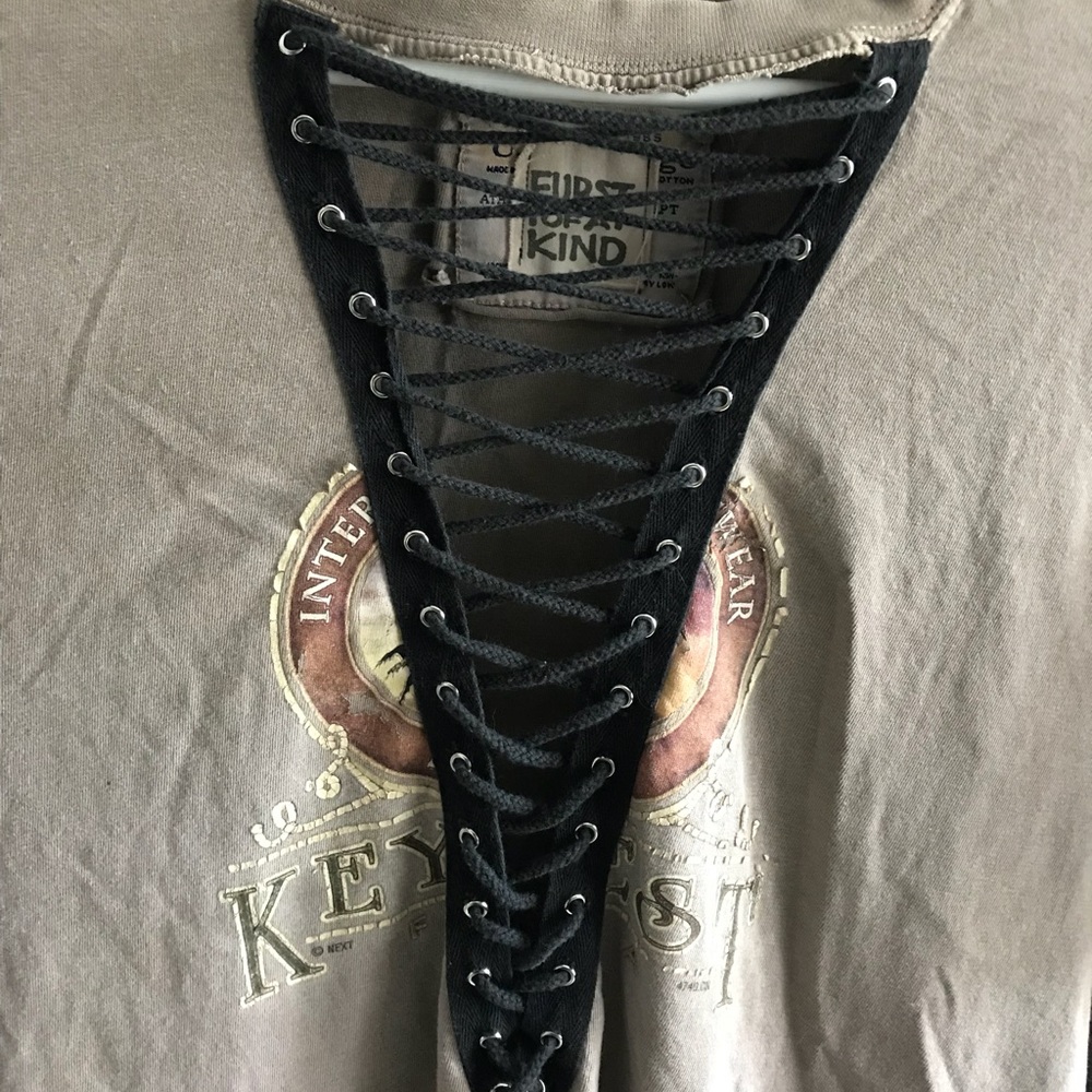 Over sized LF t-shirt with open front